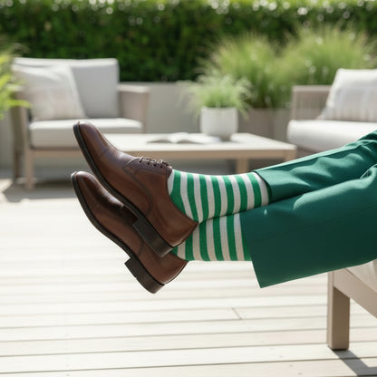 Green and Grey Stripe