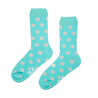 Aqua with Grey Spot