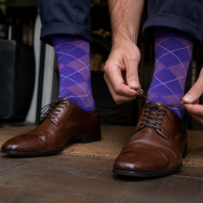 Purple Argyle