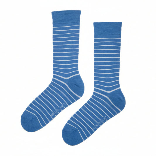 Blue with White Stripe