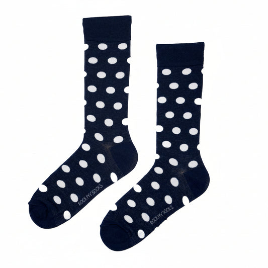 Navy with White Spot