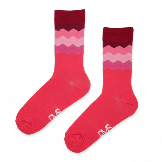 Pink with Pink and Purple Zig Zag