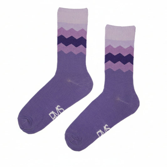 Purple with Purple Zig Zag