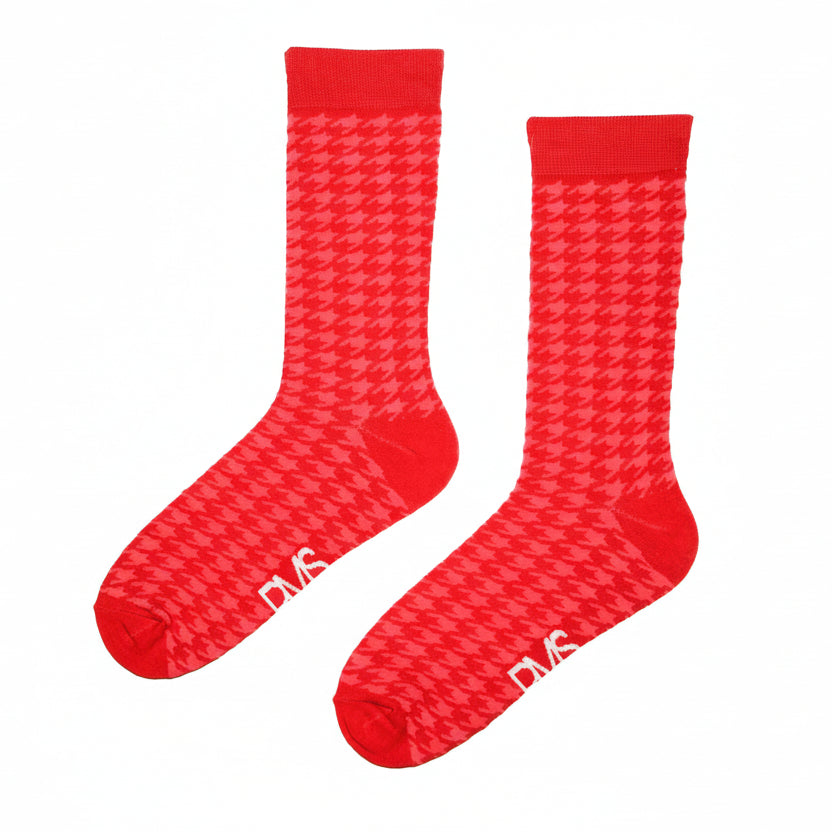 Red Houndstooth